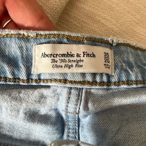 Abercrombie & Fitch Light Blue High Rise Jeans